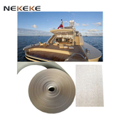 25 Meter Roll Marine Boat Yacht Synthetic Teak Deck Plank 200mm Without Caulking