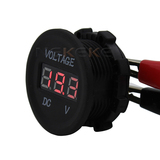 High quality 12V 24V car motorcycle digital display voltmeter