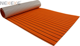 EVA Deck Sheet Orange+Black Stripes