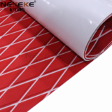 EVA Deck Sheet Red+ White Stripe + diamond in surface